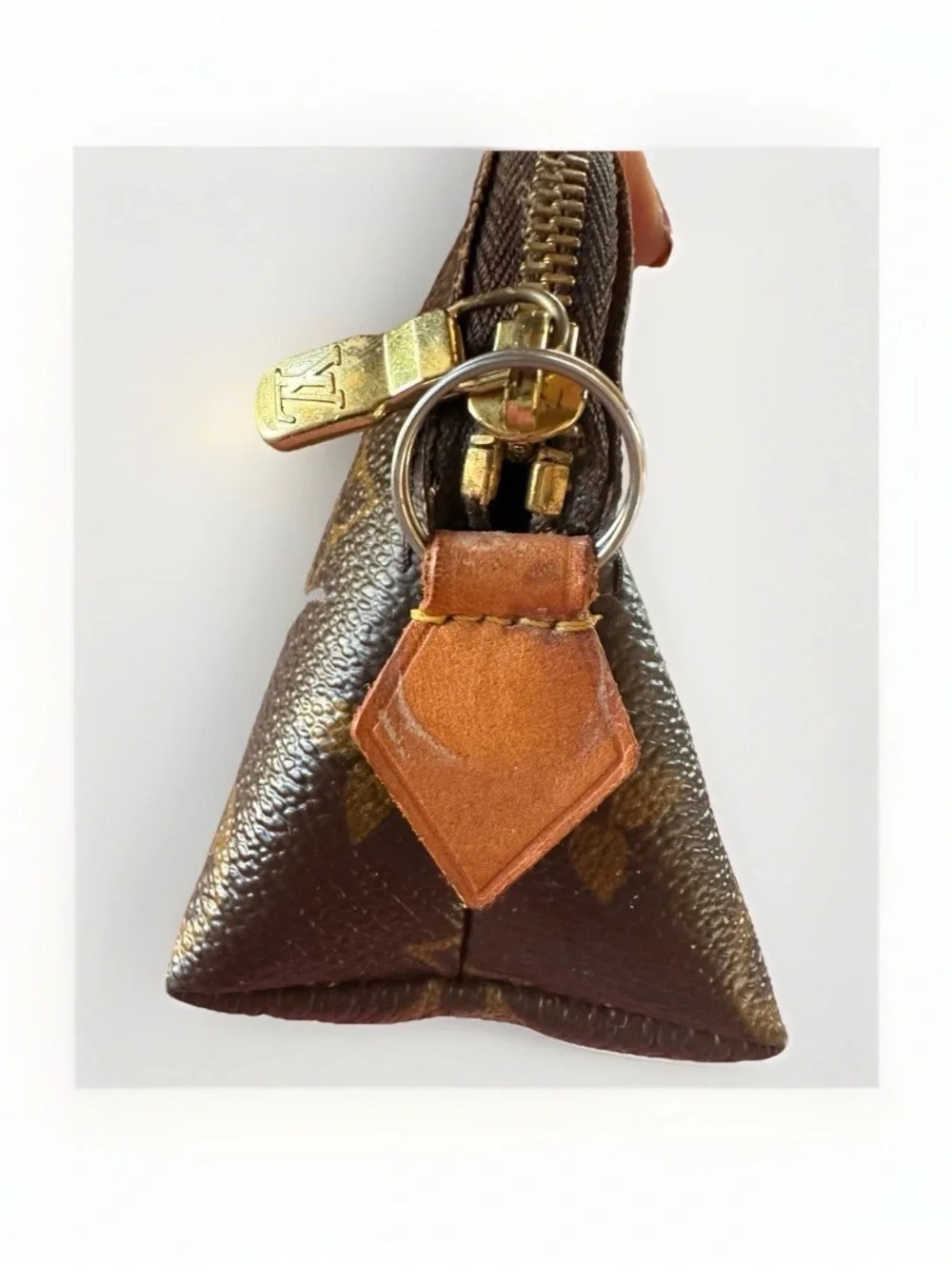Louis Vuitton Cosmetic Pouch Brown Canvas